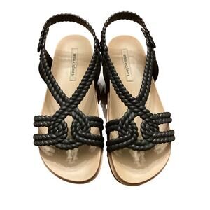 Melissa + Salinas braided rubber platform Sandals Size 7